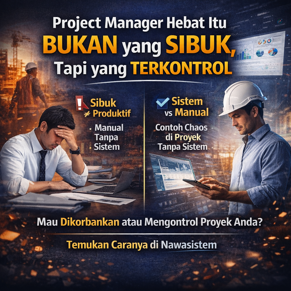 Project Manager Hebat Itu Bukan yang Sibuk, Tapi yang Terkontrol