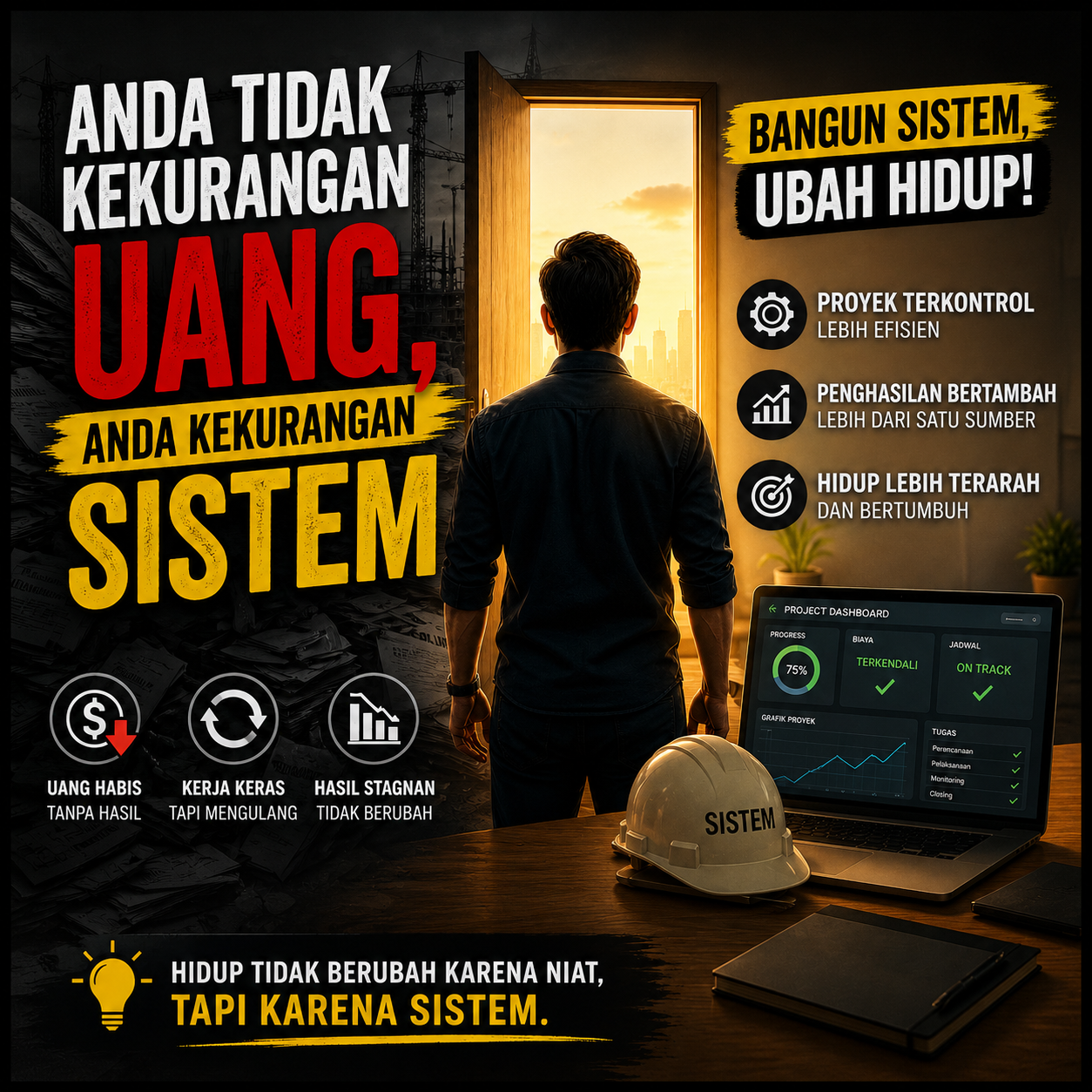 Anda Tidak Kekurangan Uang, Anda Kekurangan Sistem