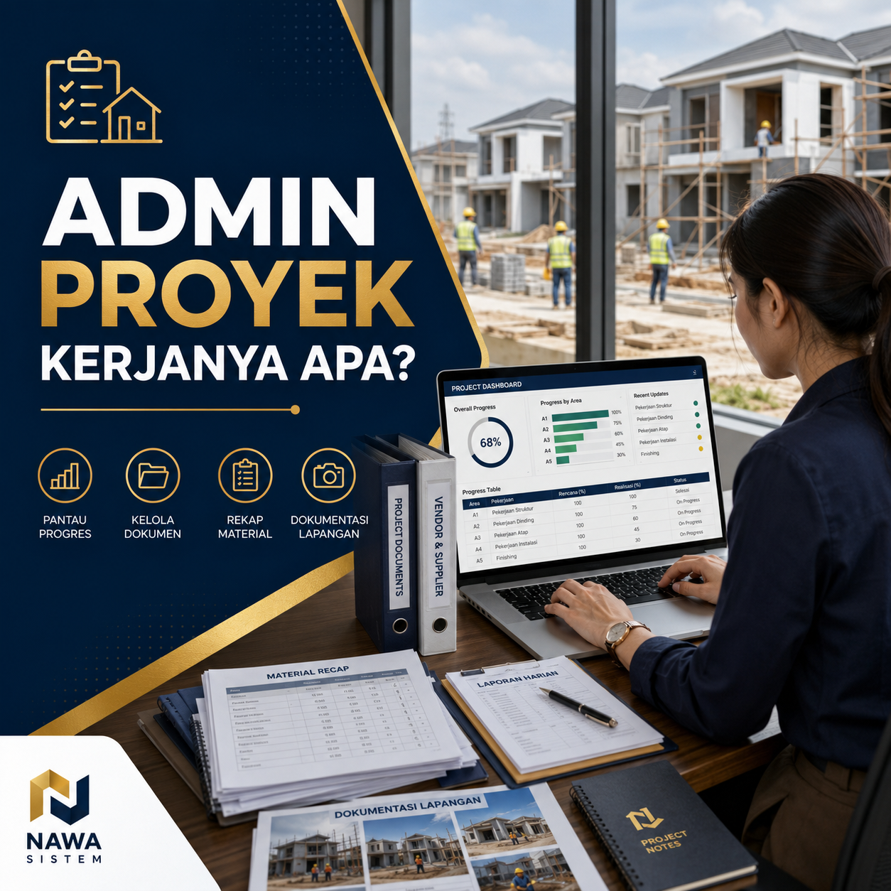 Admin Proyek Kerjanya Apa dalam Proyek Perumahan?