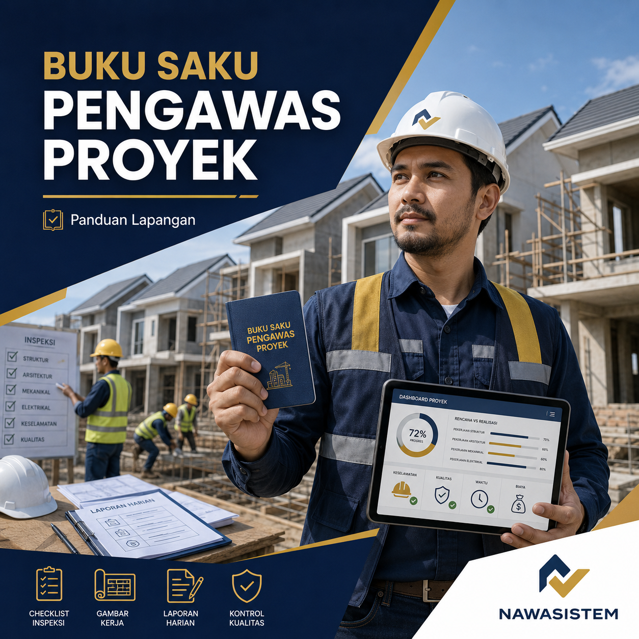 Buku Saku Pengawas Proyek Konstruksi untuk Panduan Lapangan