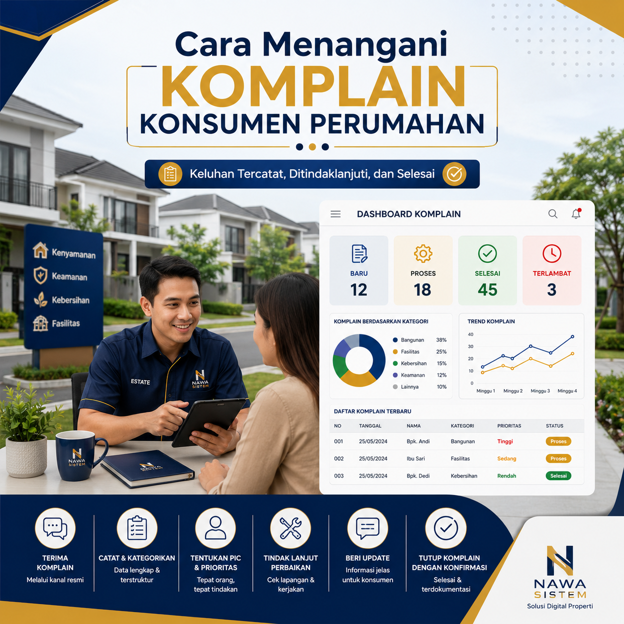 Cara Menangani Komplain Konsumen Perumahan agar Tidak Menjadi Masalah Besar