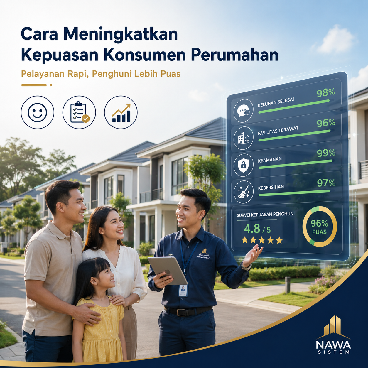 Cara Meningkatkan Kepuasan Konsumen Perumahan agar Developer Lebih Dipercaya