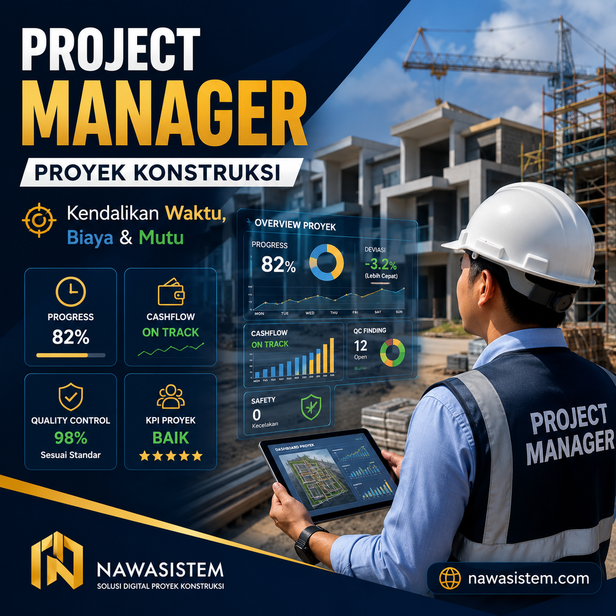 Job Description Project Manager Proyek Konstruksi: Tugas, Tanggung Jawab, dan Kompetensi yang Wajib Dimiliki