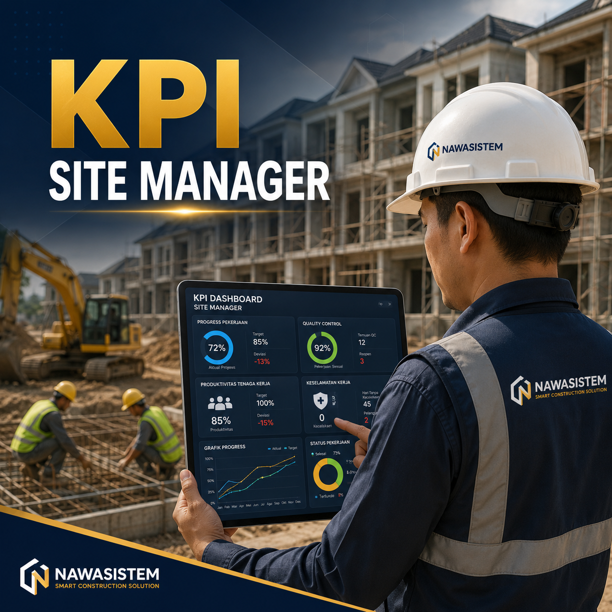 KPI Site Manager Proyek: Indikator Kinerja untuk Mengukur Keberhasilan Proyek Konstruksi