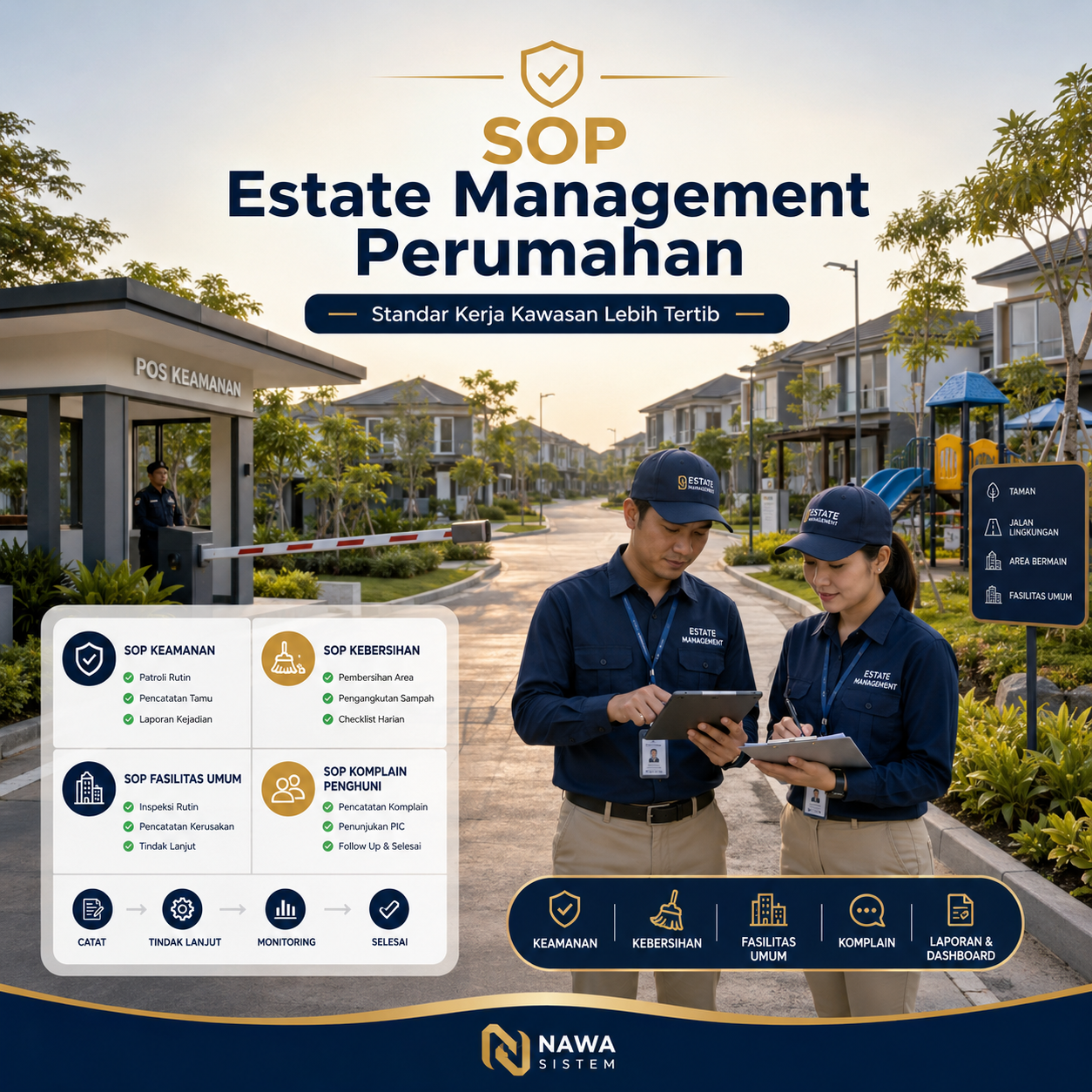 SOP Estate Management Perumahan agar Kawasan Lebih Tertib