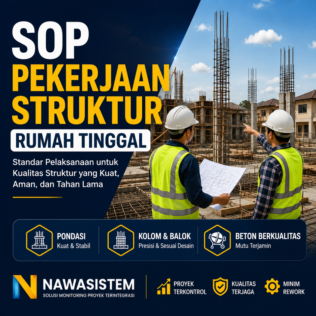 SOP Pekerjaan Struktur Rumah Tinggal: Standar Pelaksanaan Agar Bangunan Lebih Kuat dan Berkualitas