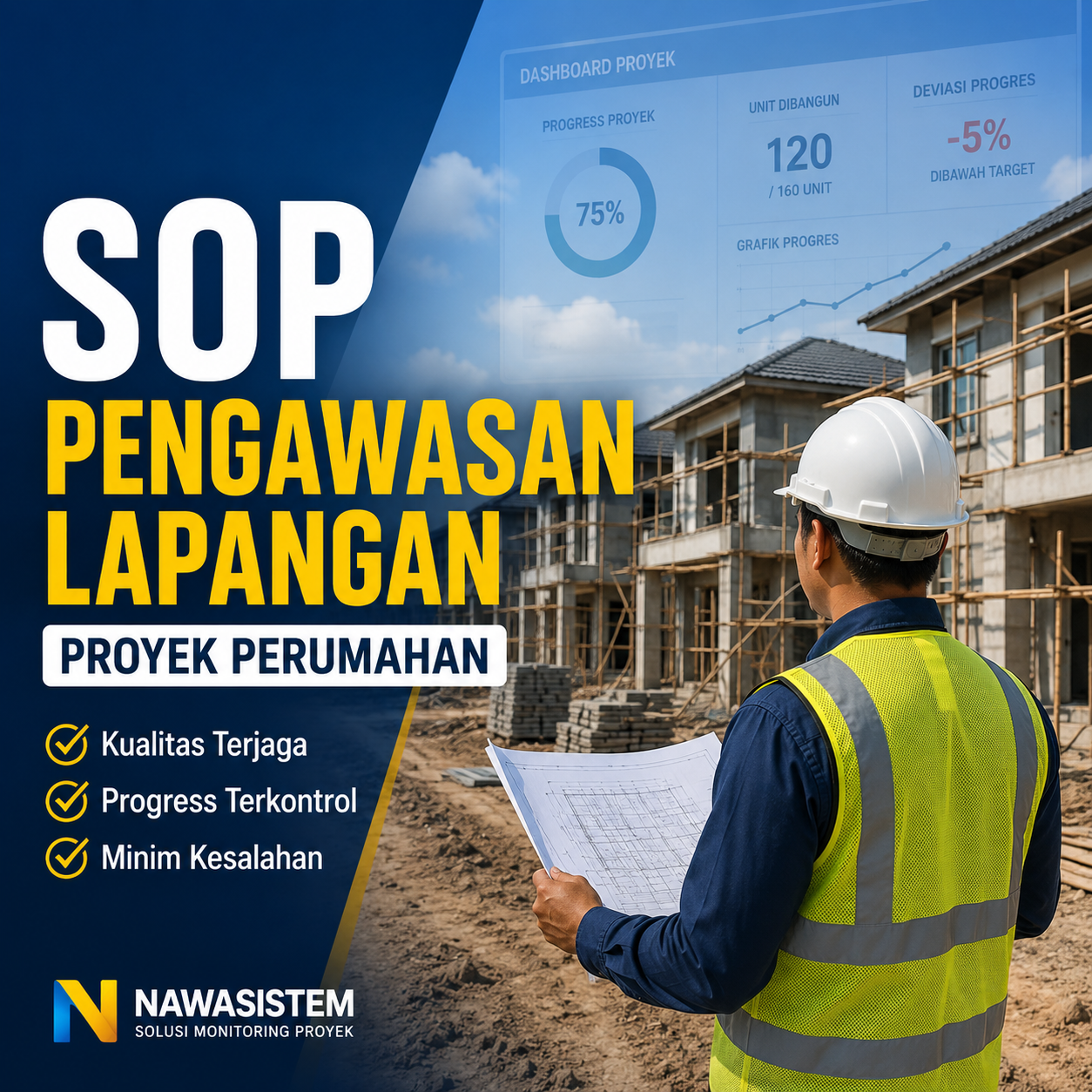 SOP Pengawasan Lapangan Proyek Perumahan: Panduan Lengkap Agar Proyek Lebih Terkontrol dan Berkualitas