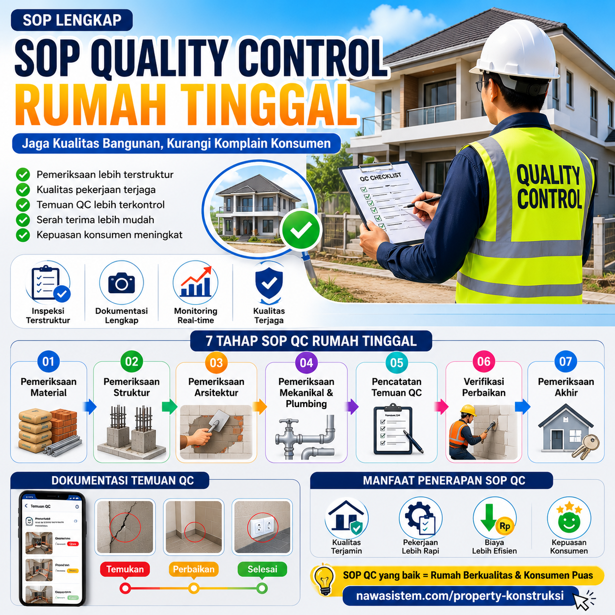 SOP Quality Control Rumah Tinggal untuk Menjaga Kualitas Bangunan