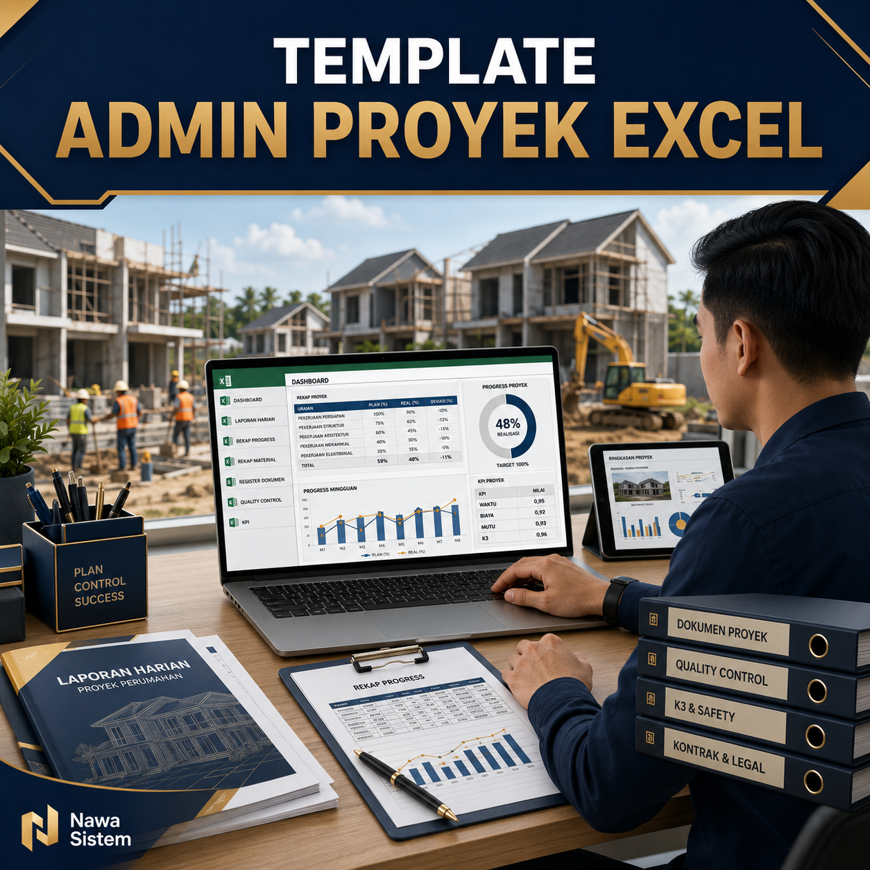Template Admin Proyek Excel untuk Administrasi Proyek yang Lebih Rapi