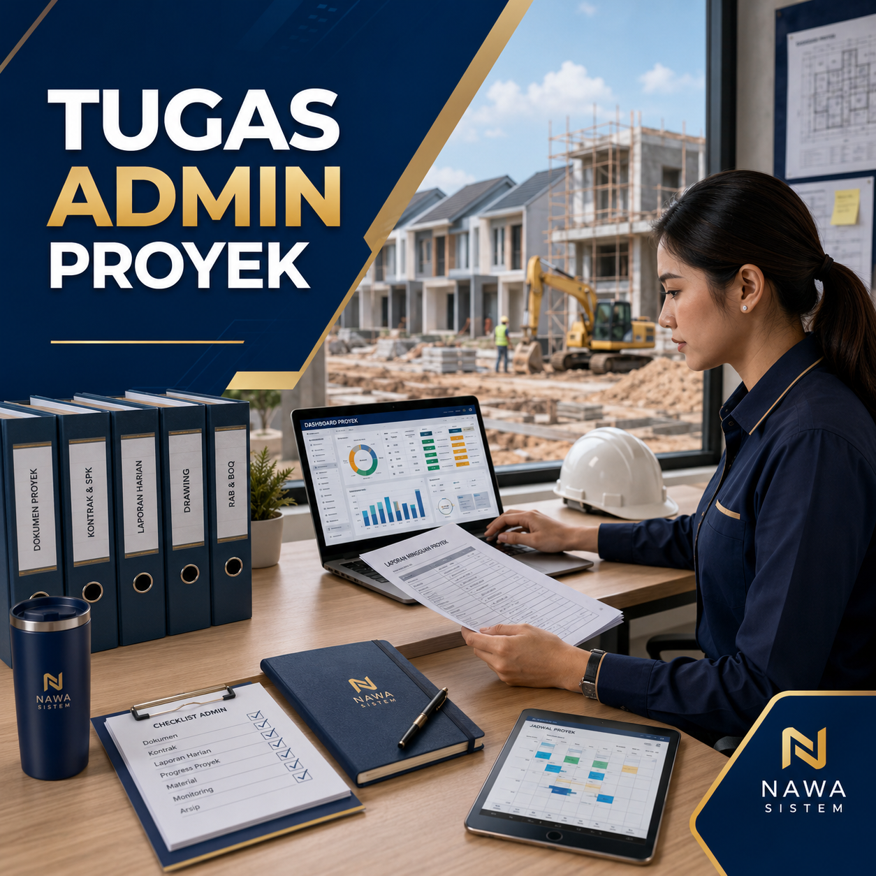 Tugas Admin Proyek Perumahan dalam Mendukung Kelancaran Proyek